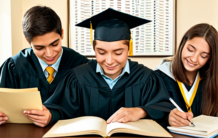 디지털 학습을 위한 효과적인 시간 관리 기술 - Visualizing Success**
"A student, fully clothed in casual, comfortable study clothes, sitting at a ...