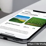 Home 22 디지털 학습 환경의 설계 원칙 - A modern digital learning platform interface displayed on a desktop and smartphone screen side by si...